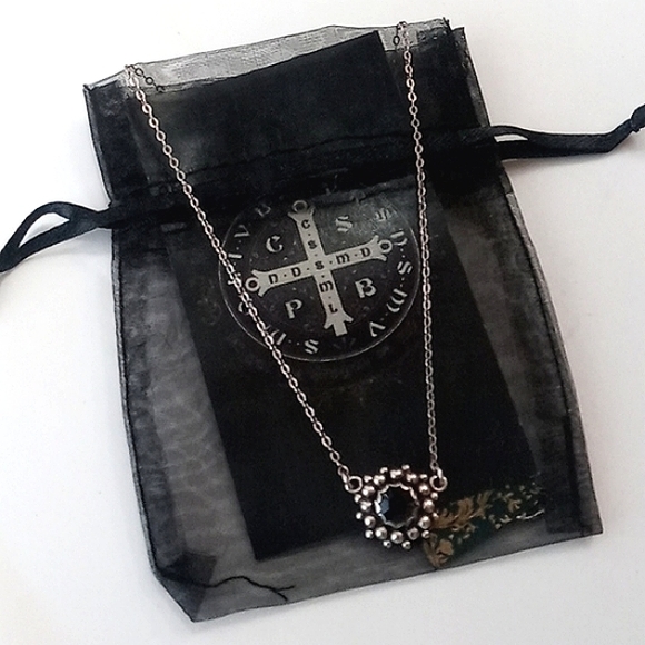 Virgins Saints & Angels Jewelry - Virgins Saints & Angels Vivienne Crystal & Sterling Necklace NEW